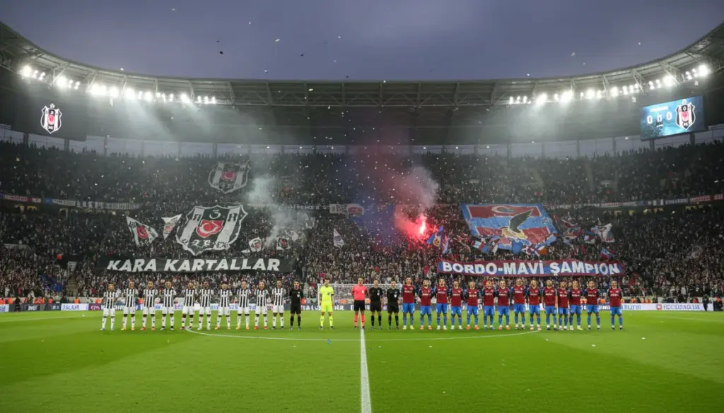 Süper Lig’de Şampiyonluk Düğümü 9 Mayıs’ta Çözülüyor: Beşiktaş-Trabzonspor Derbisi