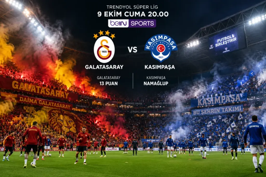 Galatasaray-Kasımpaşa Maçı: Rams Park’ta Kritik Randevu Öncesi Tüm Detaylar
